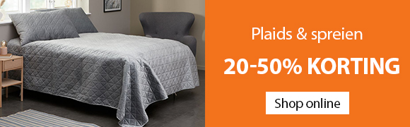 Plaids & spreien | 20-50% korting